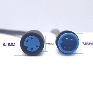 Ebike 모터 연장 케이블 M8 M12 Higo 2 3 4 6 7 8 핀 5 핀 IP 67 커넥터 와이어 커넥터 - Product Image 4