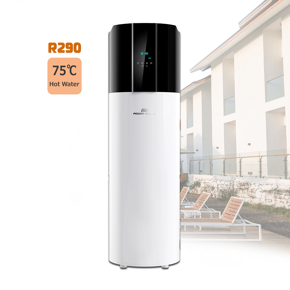 Smart Wifi Control Heat Pump Water Heaters R290 All in One Hot Water Heat Pump for Domestic