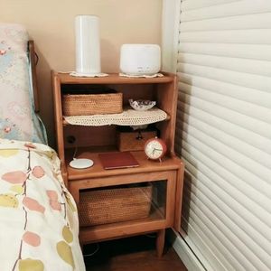 Cesto de Ropa Sucia Moderno, Tejido <span class=keywords><strong>a</strong></span> Mano, Ecológico, de Protección Ambiental, 100% Ratán Natural, con Asa - Product Image 2