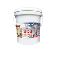 Peinture à base d'eau NWENESS pour pierre naturelle, peinture stucco, utilisation extérieure, peinture à effet pierre naturelle