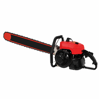 Tronçonneuse à essence professionnelle 105,7 cm³, 42 pouces, robuste, prix usine CE, pour la coupe du bois, 2 temps