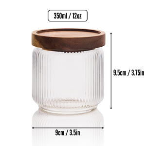 Frasco de Vidrio Transparente de Grado Alimenticio Resistente a Altas Temperaturas de 100 ml, 150 ml, 200 ml, con Tapa Metálica Hermética, Forma Cilíndrica, Estampado en Caliente - Product Image 3