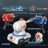 Mainan Lucky Toys Set Permainan Tembak Laser Tag Terlaris Pistol Lunak Terbaik Mainan Plastik ABS untuk Anak-Anak untuk Penggunaan Pesta
