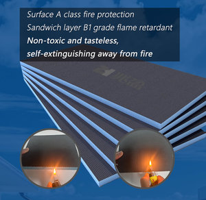 Panneaux muraux sandwich en polystyrène léger Mousse <span class=keywords><strong>rigide</strong></span> XPS Support de carrelage Panneau de séparation de salle de bain étanche Conductivité thermique - Product Image 4