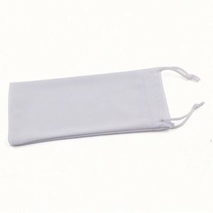 ซองใส่แว่นตาคุณภาพสูงสีดำขาว ไมโครไฟเบอร์ รับทำโลโก้  ขายส่ง - Product Image 6