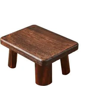 Wooden Step Stool for Adults Kids Foot Stool Wooden Bench Wood Stool