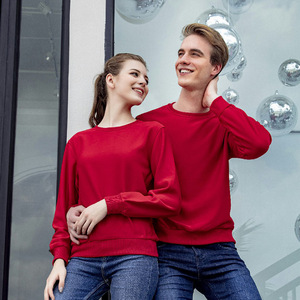 เสื้อสเวตเชิ้ตคอกลมผ้าฟลีซสีน้ำเงินรอยัล ผ้าฝ้าย 400 กรัม ชุดทำงาน ชุดยูนิฟอร์ม สกรีนโลโก้ตามสั่ง ชุดสำหรับกลุ่ม - Product Image 2