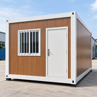 Maison conteneur modulaire préfabriquée à assemblage rapide en acier, panneaux sandwich EPS, design contemporain, bureau, entrepôt, magasin