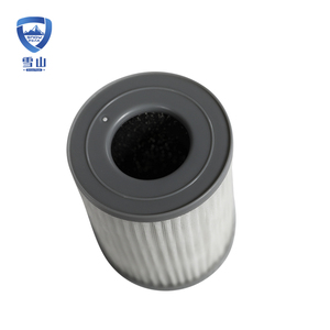 ไส้กรองถ่านกัมมันต์ HEPA จีบขนาดเล็กแบบ H14 H13ตัวกรองอากาศ HEPA แบบทรงกระบอก - Product Image 2