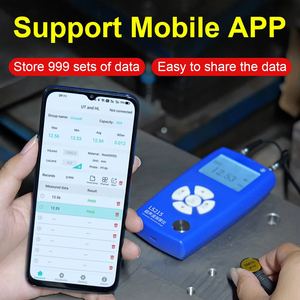 LS215 Jauge d'épaisseur à ultrasons en plastique de résolution 320mm 0.01 pour l'acier, le métal et le plastique Précision 0.5% 240x160 Écran LCD - Product Image 3