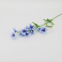 Fleur artificielle marguerite jaune à longue tige de 80 cm, fausse marguerite pour la décoration de la maison, de l'hôtel, de la table de mariage, branche de fleur artificielle