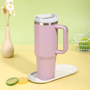 40oz H2.0 <b>Handle</b> <b>Travel</b> Car <b>Mug</b> Vacuum Tumbler Lid Straw Non-Slip ODM OEM Custom Color - Product Image 1