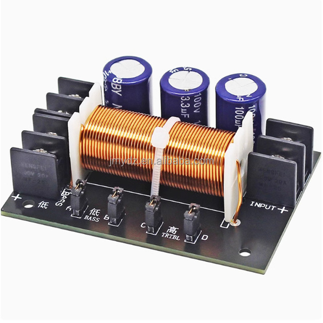 400W High and Low Frequency Divider Non Soldering DIY Debugging Universal Audio Speaker Speaker 2-channel Soundboard