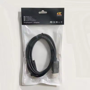 6 pies 1,8 m chapado en oro <span class=keywords><strong>Dp</strong></span> macho <span class=keywords><strong>a</strong></span> <span class=keywords><strong>HDMI</strong></span> macho <span class=keywords><strong>Cable</strong></span> soporte 4K 1080p y servicio Oem - Product Image 3