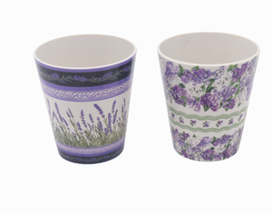 Maceta de Plástico <span class=keywords><strong>con</strong></span> Diseño Vintage de <span class=keywords><strong>Lavanda</strong></span> e Impresión UV 3D, Elegante Maceta Floral para Jardín Interior y Exterior - Product Image 3