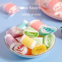 Nouvel Arrivage de Bonbons Viral Roll Ups, Assortiment de Bonbons Gélifiés Fruités, Sucrés et Moelleux, Bonbons Polyvalents, Vente en Gros