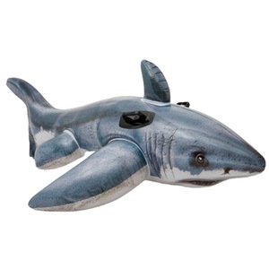 Jouets gonflables pour enfants et adultes, animaux marins à flotter dans la piscine : requin, tortue, orca, homard, rayon, bateau - Product Image 5