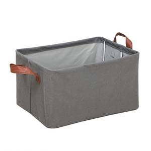 Custom Storage <b>Baskets</b> Foldable Cube Storage Bin <b>with</b> <b>Handle</b> Fabric Storage <b>Basket</b> for Organizing - Product Image 3