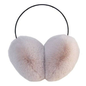 Couvre-oreilles en peluche rose, montés à l'arrière, chauds pour l'hiver, pour les étudiants, les voyages en vélo - Product Image 5