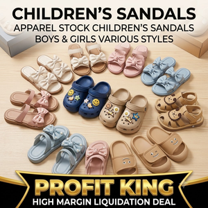 Summer Kids Sandals Mixed Size Styles Soft Sole Breathable Non-slip Mixed <b>Polybag</b> Packing Export Quality Bulk Stock Lot - Product Image 4