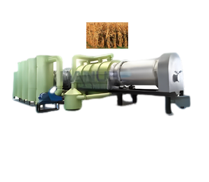 Four de carbonisation continu pour briquettes de charbon de maïs, capacité 1 tonne, pour la fabrication de briquettes de charbon de bois en cubes - Product Image 1