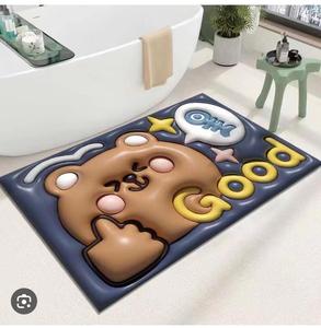 Tapis de sol d'entrée personnalisé avec logo, durable, antidérapant, absorbant l'eau, à profil bas, robuste, facile à nettoyer, tapis de porte antidérapant - Product Image 2