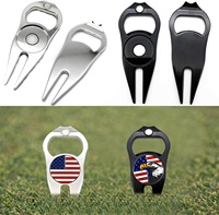 Outil de réparation de divots de golf personnalisé OEM, décapsuleur magnétique, marqueur de balle en acier inoxydable et alliage d'aluminium, accessoires de golf très demandés