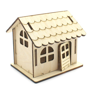 Kit de construction de maison en bois pour enfants, jouet éducatif scientifique, apprentissage STEAM, modèle artisanal, 4-6 ans - Product Image 4