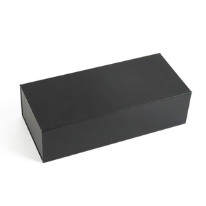 Caja de Embalaje de Lujo Negra Crown Win para Botellas de Vino, Caja de Regalo con Logotipo Personalizado para Envío de una Sola Botella de Vino, Cajas de Papel - Product Image 3