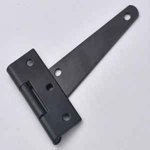 <b>T</b> Shape <b>Hinge</b> Black Carbon Steel 6 Hole 180 Degree Opening For Door Window Hardware - Product Image 2