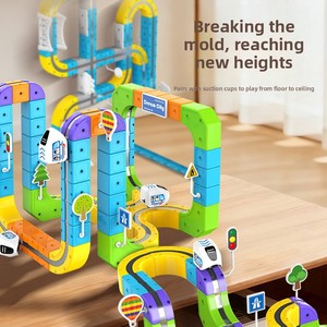 Bloques de Construcción Magnéticos STEM, Pista de Carreras <span class=keywords><strong>El</strong></span>éctrica, <span class=keywords><strong>Tren</strong></span> de Alta Velocidad, Regalo Educativo de Cumpleaños para Niños - Product Image 5
