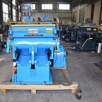Mesin Creasing Die Cutting kotak karton bergelombang karton kertas Manual kualitas tinggi ML-750 dengan harga wajar