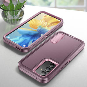 Triple defensa con funda de teléfono con soporte Protección completa a prueba de golpes Funda de teléfono resistente para <span class=keywords><strong>Samsung</strong></span> S24 - Product Image 6