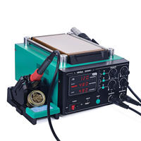 Station de Soudage et Dessoudage Numérique YIHUA 853AAA-I Version Basique 3 en 1, Pistolet à Air Chaud, Pré-Chauffe, Réparation BGA