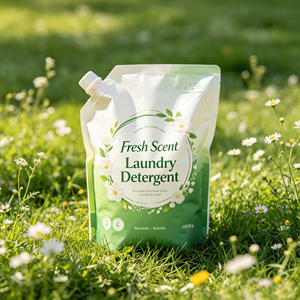 Sachets souples à bec verseur personnalisés imprimés directement d'usine 2L 5L pour emballage de liquides, vente en gros OEM en vrac pour <span class=keywords><strong>lessive</strong></span> - Product Image 2
