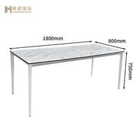 Table de pique-nique moderne à prix promotionnel, table de pique-nique d'extérieur, table de jardin, design en HPL, panneau HPL à noyau solide