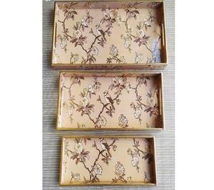 Plateaux de rangement en gros, plateau de service personnalisé pour table à café ou à thé, plateau en résine pour la maison, plateau à collation pour bonbons, fruits secs - Product Image 5