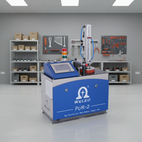 Máquina de Encolado de Bordes Eléctrica Weleo PUR-2, Máquina Plegadora Automática con Adhesivo Reactivo de Poliuretano