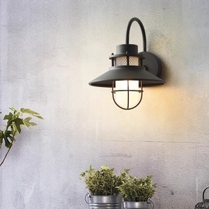 Lampe murale d'extérieur rétro à LED, étanche, pour murs extérieurs, balcons, terrasses, cours, éclairage d'entrée - Product Image 2