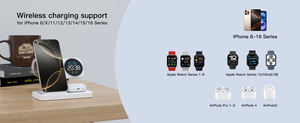15W 可折叠无线充电器带定时器最畅销产品电动小工具电池组电子产品中国无电池 - Product Image 4