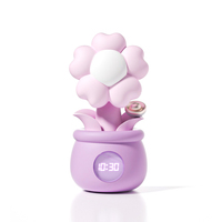 Vibrador 2 en 1 con Diseño de Flor y Lengua, Estimulador de Clítoris, Juguete Sexual con Succión para el Punto G y Orgasmo