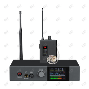 Low Latency AC-300 UHF <b>Wireless</b> Stereo In Ear Monitor Professional Single Channel 50-70M Range for Band Shows Stage Performance - Product Image 1