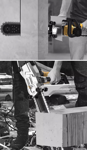 เลื่อยตัดโซ่ไฟฟ้าแบบพกพาอเนกประสงค์, เลื่อยตัดหินร่องผนังเลื่อยคอนกรีตเสริมเหล็ก - Product Image 5