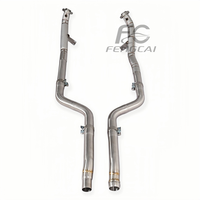 Sistema de Escape OEM/ODM con Colector de Escape de Acero Inoxidable 304 y Downpipe Deportivo para Mercedes-Benz CLS350 E400 3.5, Reduce la Contrapresión del Escape