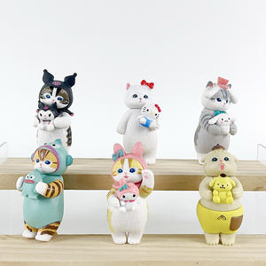 Serie Mofusand, modelo de juguete de PVC, gran oferta, muñecas de gato de dibujos animados de Anime, adornos de juego de moda, decoración bonita <span class=keywords><strong>para</strong></span> niñas, regalo sorpresa - Product Image 1