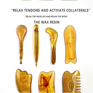 7 Pieces Gua Sha <strong>Facial</strong> Tool, Guasha Plate for SPA <strong>Acupuncture</strong> Treatment Trigger <strong>Point</strong> Treatment, Gua Sha Massage Tool - Product Image 4