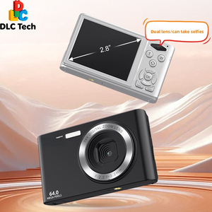 Cámara CCD Retro de Nuevo Estilo DLC <span class=keywords><strong>C6A</strong></span>, Lente Dual, Grabación Ultra HD 4K, Zoom 18X, Pantalla LCD de 2.8 Pulgadas para Viajes, Campus y Vlogs - Product Image 1