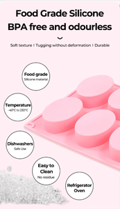 <span class=keywords><strong>Molde</strong></span> <span class=keywords><strong>de</strong></span> Silicona Personalizado Resistente al Calor y Ecológico <span class=keywords><strong>de</strong></span> Fábrica Naike, Herramienta <span class=keywords><strong>para</strong></span> Hornear Dulces y Postres <span class=keywords><strong>para</strong></span> el Hogar y Restaurantes - Product Image 5