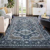 Tapis de couloir tufté et rembourré, idéal pour les animaux de compagnie, absorbant l'eau, avec support TPR antidérapant pour salon - Grande Vente