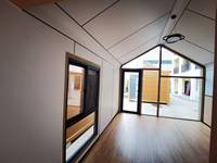 Maison modulaire préfabriquée en conteneur, maisonnette portable en panneaux sandwich, cabane mobile pour hôtel, villa, appartement